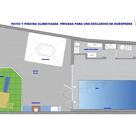 Casa Tio Peguero - Piscina Casa de Férias